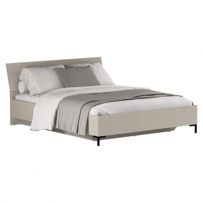 Franciaágy. 160x200. szürkésbarna Taupe. DOMCA