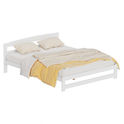 Ágy ágyráccsal. fehér. 160x200. AZRA