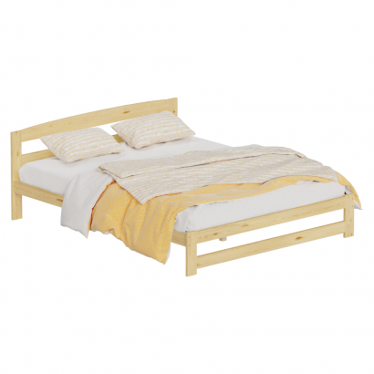 Ágy ágyráccsal. természetes. 160x200. AZRA