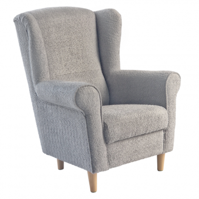 Füles fotel. szürke szovet Coral. CHARLOT