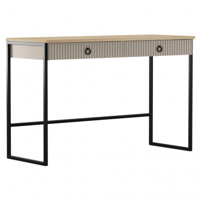 Fésülkodőasztal. szürkésbarna Taupe/silverjack tolgy. DOMCA 2S