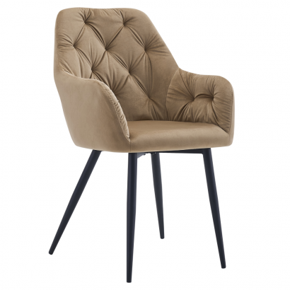 Design fotel. bézs Velvet szovet. VERIO NEW