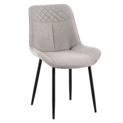 Étkezőszék. bézs/fekete. ALIA