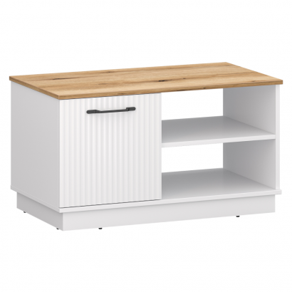 Dohányzóasztal. fehér/evoke tolgy. VELIS 1D