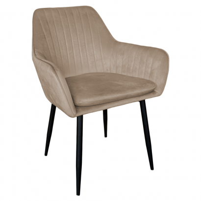 Dizájnos fotel. szürkésbarna Taupe Velvet anyag. ZIRKON NEW
