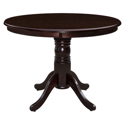 Étkezőasztal. kerek. gesztenye. átmérő 106 cm. TABLOS NEW