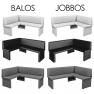 Sarokpad MODERN balos-jobbos kivitel