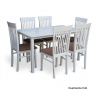 Étkezőasztal, fehér, 110x70 cm, ASTRO NEW