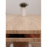 Étkezőasztal, MDF, tölgy sonoma, 180x90 cm, AMAR
