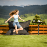 Babzsák, outdoor, szürke szövet, BADYL