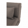 Felbomlottható fotel, szürkebarna TAUPE/tölgyfa, FARIDO