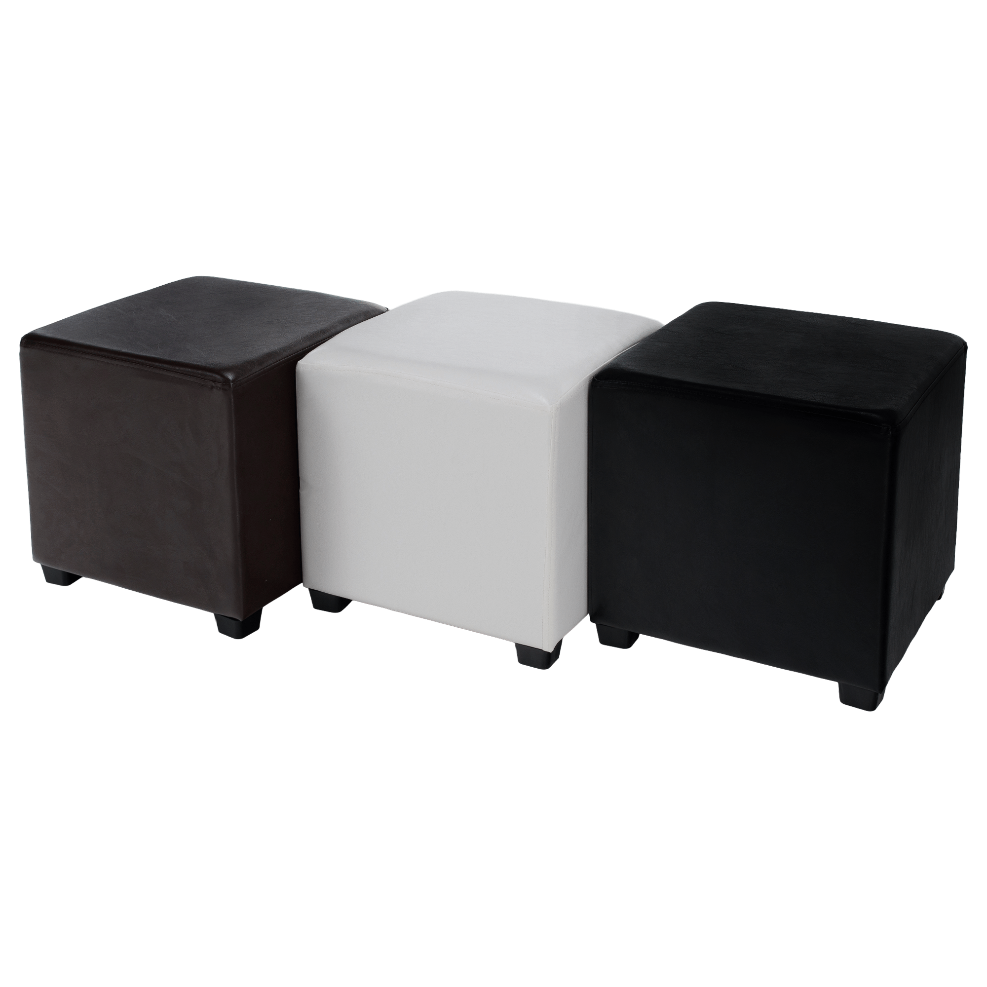 Puff, fehér textilbőr, NIKI NEW Puff, fehér textilbőr, NIKI NEW