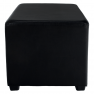 Puff, fekete textilbőr, NIKI NEW Puff, fekete textilbőr, NIKI NEW