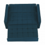 Kinyitható kanapé, türkiz, FRENKA BIG BED NEW