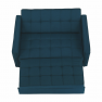 Kinyitható kanapé, türkiz, FRENKA BIG BED NEW
