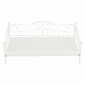 Fém ágy, fehér, 90x200, DAINA