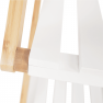 3 polcos állvány, természetes bambusz/fehér, PEORIA TYP 2