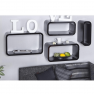 Polc, 3 db, fekete, AMOS FY 11042
