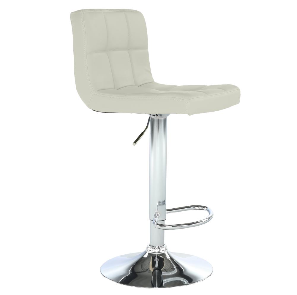 Bárszék, bézs műbőr/króm, KANDY NEW Bárszék, bézs műbőr/króm, KANDY NEW