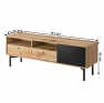 TV asztal FRTV 151, artisan tölgy/fekete, FORSO
