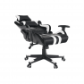 Irodai/gamer szék RGB háttérvilágítással, fekete/fehér/színes minta, ZOPA