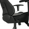 Irodai/gamer szék RGB háttérvilágítással, fekete/fehér/színes minta, ZOPA