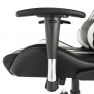 Irodai/gamer szék RGB háttérvilágítással, fekete/fehér/színes minta, ZOPA