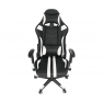 Irodai/gamer szék RGB háttérvilágítással, fekete/fehér/színes minta, ZOPA