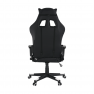Irodai/gamer szék RGB háttérvilágítással, fekete/fehér/színes minta, ZOPA