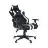 Irodai/gamer szék RGB háttérvilágítással, fekete/fehér/színes minta, ZOPA