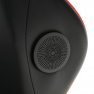 Irodai/gamer szék Bluetooth hangszórókkal, fekete/piros, CARPI
