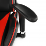 Irodai/gamer szék Bluetooth hangszórókkal, fekete/piros, CARPI