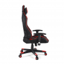 Irodai/gamer szék Bluetooth hangszórókkal, fekete/piros, CARPI