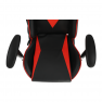 Irodai/gamer szék Bluetooth hangszórókkal, fekete/piros, CARPI