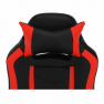 Irodai/gamer szék, fekete/piros, AGENA