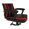Irodai/gamer szék, fekete/piros, AGENA