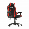 Irodai/gamer szék, fekete/piros, AGENA
