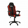 Irodai/gamer szék, fekete/piros, AGENA