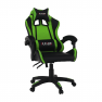 Irodai/gamer szék, zöld/fekete, JAMAR