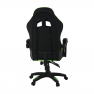 Irodai/gamer szék, zöld/fekete, JAMAR