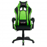 Irodai/gamer szék, zöld/fekete, JAMAR