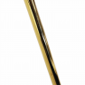 Sarok/Kisasztal, gold króm arany/fekete, VALERO