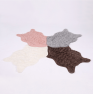 Műszőrme, szürke-barna-taupe/ezüst, 60x90, FOX TYP 4