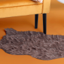 Műszőrme, szürke-barna-taupe/ezüst, 60x90, FOX TYP 4