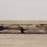 Szőnyeg, barna/fekete, 200x300 , PEBBLE TYP 2
