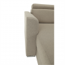 Luxus kivitelű ülőgarnitúra, bézs/téglavörös, jobbos, MARIETA U