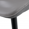 Étkezőszék, világosszürke/sötétszürke/fekete, TABITA