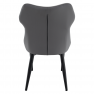 Étkezőszék, világosszürke/sötétszürke/fekete, TABITA