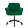 Irodai szék, smaragd selymes szövet/króm, HAGRID NEW Irodai szék, smaragd selymes szövet/króm, HAGRID NEW