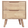 Éjjeliszekrény, masszív fa, természetes, BRUNI Éjjeliszekrény, masszív fa, természetes, BRUNI